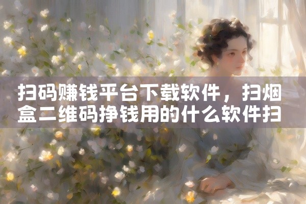 扫码赚钱平台下载软件